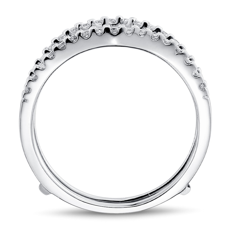 Previously Owned Diamond Enhancer Ring 1/4 ct tw Round-cut 14K White Gold