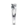 Thumbnail Image 2 of Previously Owned Men's Diamond Wedding Band 10K White Gold
