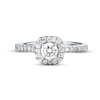 Previously Owned Diamond Engagement Ring 3/8 ct tw Round-cut 10K White Gold