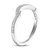 Thumbnail Image 2 of Previously Owned Adrianna Papell Diamond Wedding Band 1/5 ct tw Round-cut 14K White Gold