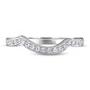 Thumbnail Image 3 of Previously Owned Adrianna Papell Diamond Wedding Band 1/5 ct tw Round-cut 14K White Gold