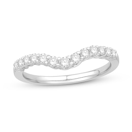 Previously Owned Diamond Contour Ring 3/8 ct tw 14K White Gold