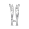 Thumbnail Image 2 of Previously Owned Diamond Enhancer Ring 1/2 ct tw Round & Baguette-cut 14K White Gold