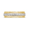 Thumbnail Image 2 of Previously Owned Men's Diamond Wedding Band 1/2 ct tw Round-cut 10K Yellow Gold