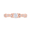 Thumbnail Image 3 of Previously Owned Adrianna Papell Diamond Engagement Ring 3/8 ct tw 14K Rose Gold