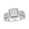 Thumbnail Image 0 of Previously Owned Diamond Engagement Ring 1 ct tw Princess & Round-cut 10K White Gold