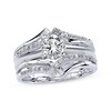 Thumbnail Image 2 of Previously Owned Diamond Enhancer Ring 1/4 ct tw Round-cut 14K White Gold