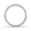 Thumbnail Image 1 of Previously Owned THE LEO Wedding Band 7/8 ct tw Round-cut Diamonds Platinum
