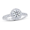 Thumbnail Image 0 of Previously Owned THE LEO Ideal Cut Diamond Engagement Ring 1-1/3 ct tw Round-cut 14K White Gold
