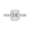 Previously Owned Neil Lane Premiere Engagement Ring 1-3/8 ct tw Emerald-cut 14K White Gold