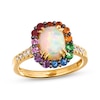 Thumbnail Image 0 of Previously Owned Le Vian Multi-Gemstone Ring 1/8 ct tw Diamonds 14K Honey Gold