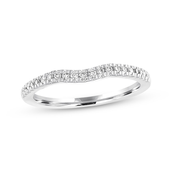 Previously Owned Ever Us Diamond Wedding Band 1/6 ct tw Round-cut 14K White Gold