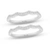 Thumbnail Image 1 of Previously Owned Ever Us Diamond Wedding Bands 3/8 cttw Round-cut 14K White Gold