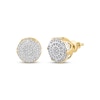Thumbnail Image 0 of Previously Owned Men's Round-cut Diamond Earrings 1/4 ct tw 10K Yellow Gold