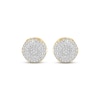 Thumbnail Image 1 of Previously Owned Men's Round-cut Diamond Earrings 1/4 ct tw 10K Yellow Gold