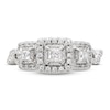 Thumbnail Image 3 of Previously Owned Diamond Engagement Ring 1/2 ct tw Princess & Round 10K White Gold