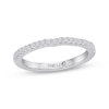 Thumbnail Image 1 of Previously Owned THE LEO Diamond Wedding Band 1/5 ct tw Round-cut 14K White Gold