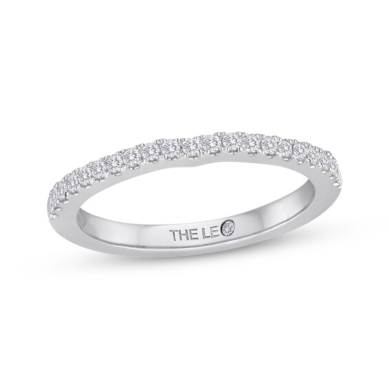 Previously Owned THE LEO Diamond Wedding Band 1/5 ct tw Round-cut 14K White Gold