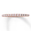 Thumbnail Image 1 of Previously Owned Diamond Wedding Band 1/4 ct tw Round-cut 10K Rose Gold - Size 11