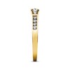 Thumbnail Image 2 of Previously Owned Diamond Engagement Ring 1/3 ct tw Round-cut 14K Yellow Gold - Size 10.25