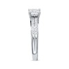 Thumbnail Image 2 of Previously Owned Multi-Diamond Engagement Ring 1/4 ct tw Round-cut 10K White Gold Size 4.75