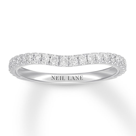 Previously Owned Neil Lane Diamond Wedding Band 3/8 ct tw 14K White Gold Size 4.25