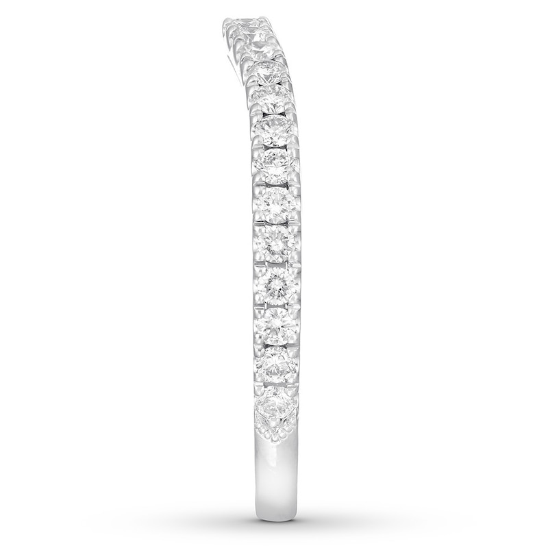 Main Image 3 of Previously Owned Neil Lane Diamond Wedding Band 3/8 ct tw 14K White Gold - Size 4.25
