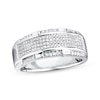 Thumbnail Image 1 of Previously Owned Men's Band 1/2 ct tw Diamonds 10K White Gold Size 8