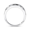 Thumbnail Image 2 of Previously Owned Men's Band 1/2 ct tw Diamonds 10K White Gold - Size 8