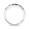 Thumbnail Image 3 of Previously Owned Men's Band 1/2 ct tw Diamonds 10K White Gold Size 8
