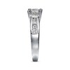 Thumbnail Image 2 of Previously Owned Diamond Engagement Ring 1-1/4 ct tw Princess & Round-cut 14K White Gold - Size 4.75