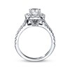 Thumbnail Image 3 of Previously Owned Neil Lane Engagement Ring 2-1/6 ct tw Cushion & Round-cut Diamonds 14K White Gold Size 4