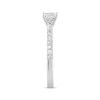 Thumbnail Image 2 of Previously Owned THE LEO Diamond Engagement Ring 3/4 ct tw Princess & Round-cut 14K White Gold Size 4