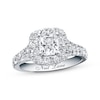 Thumbnail Image 0 of Previously Owned Neil Lane Engagement Ring 2-1/6 ct tw Cushion & Round-cut Diamond 14K White Gold - Size 4