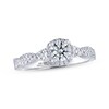 Thumbnail Image 1 of Previously Owned THE LEO Ideal Cut Diamond Engagement Ring 3/4 ct tw Round-cut 14K White Gold Size 4.75