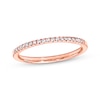 Thumbnail Image 0 of Previously Owned Diamond Wedding Band 1/10 ct tw Round-cut 14K Rose Gold