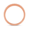 Thumbnail Image 3 of Previously Owned THE LEO Diamond Wedding Band 1/4 ct tw Round-cut 14K Rose Gold Size 10