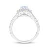 Thumbnail Image 2 of Previously Owned THE LEO First Light Diamond Engagement Ring 1 ct tw Round-cut 14K White Gold - Size 10.5