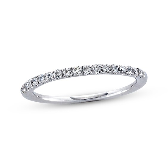 Previously Owned Diamond Anniversary Band 1/4 ct tw Round-cut 14K White Gold Size 4.5
