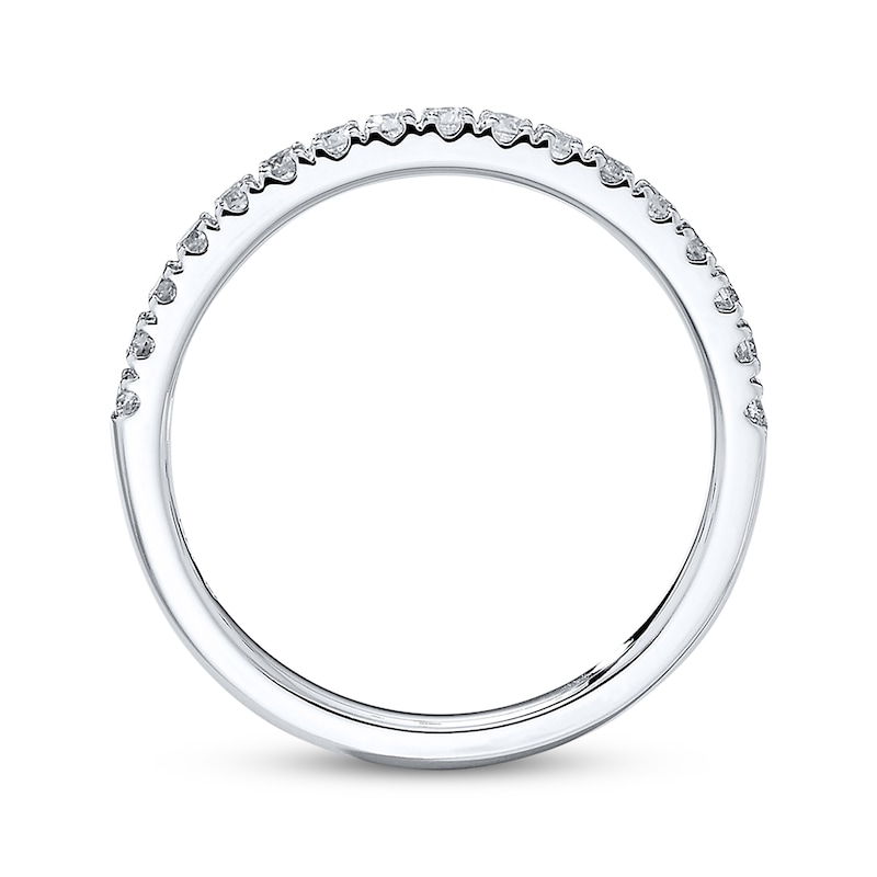 Main Image 2 of Previously Owned Diamond Anniversary Band 1/4 ct tw Round-cut 14K White Gold Size 4.5