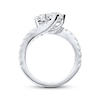Thumbnail Image 3 of Previously Owned Ever Us Two-Stone Anniversary Ring 2 ct tw Diamonds 14K White Gold - Size 10.5