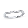 Thumbnail Image 1 of Previously Owned Diamond Wedding Band 1/8 ct tw Round-cut 14K White Gold - Size 4