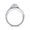 Thumbnail Image 3 of Previously Owned THE LEO Diamond Bridal Set 1 ct tw Round-cut 14K White Gold - Size 3.5