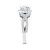 Thumbnail Image 2 of Previously Owned THE LEO Diamond Ring 1 ct tw Princess & Round-cut 14K White Gold Size 7.75