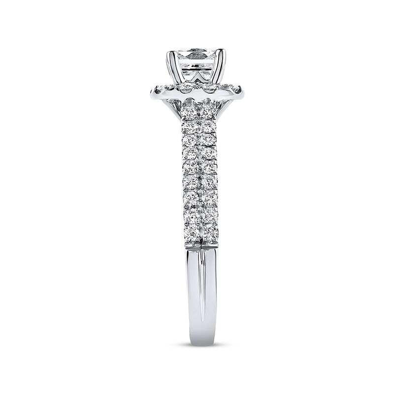 Main Image 2 of Previously Owned THE LEO Diamond Engagement Ring 1 Carat tw 14K White Gold - Size 4.25