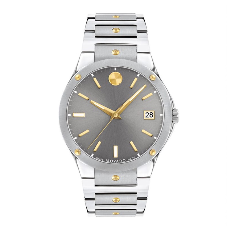 Main Image 1 of Previously Owned Movado S.E. Stainless Steel Two-Tone Men's Watch 607514