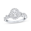 Thumbnail Image 1 of Previously Owned Neil Lane Bridal Diamond Ring 1-1/6 ct tw Oval & Round-cut 14K White Gold Size 9