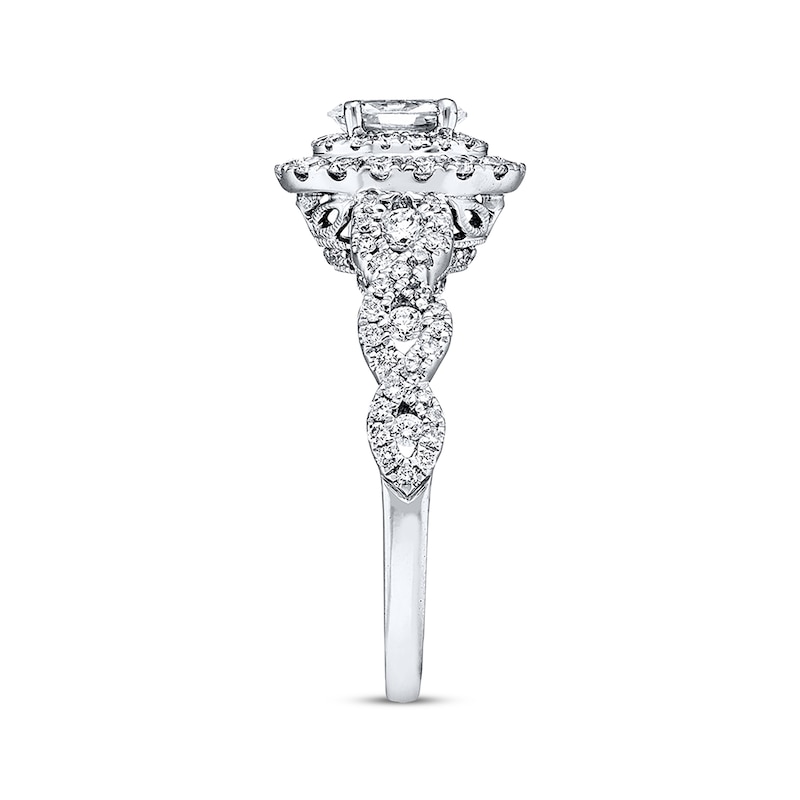 Main Image 2 of Previously Owned Neil Lane Bridal Diamond Ring 1-1/6 ct tw Oval & Round-cut 14K White Gold Size 9