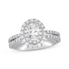 Thumbnail Image 1 of Previously Owned Neil Lane Oval Diamond Engagement Ring 1-3/4 ct tw 14K White Gold - Size 5.5