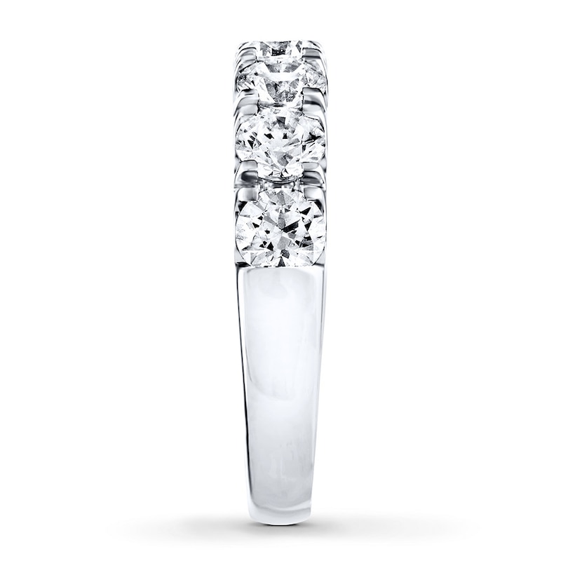 Main Image 3 of Previously Owned THE LEO Diamond Anniversary Ring 2 ct tw Round-cut 14K White Gold